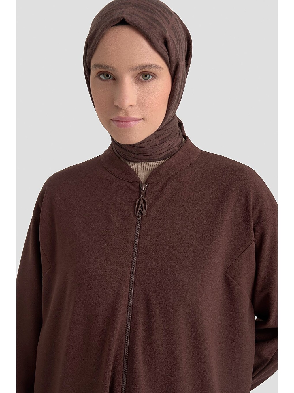 Trend Hırka 25Kt557 Kahverengi-2