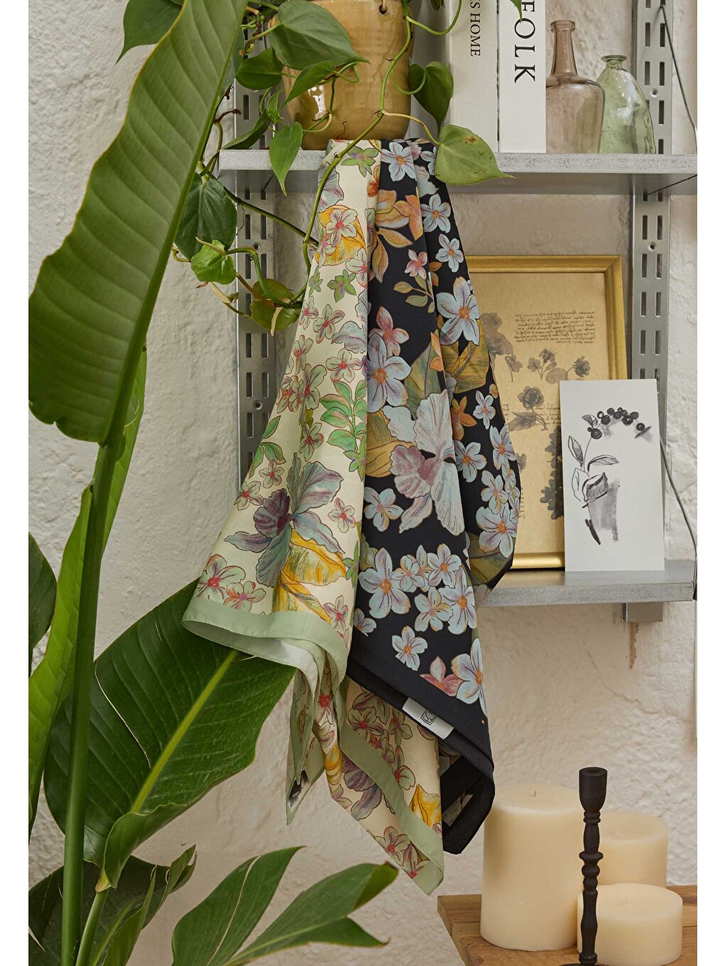 Arya Desen Şal Siyah-1