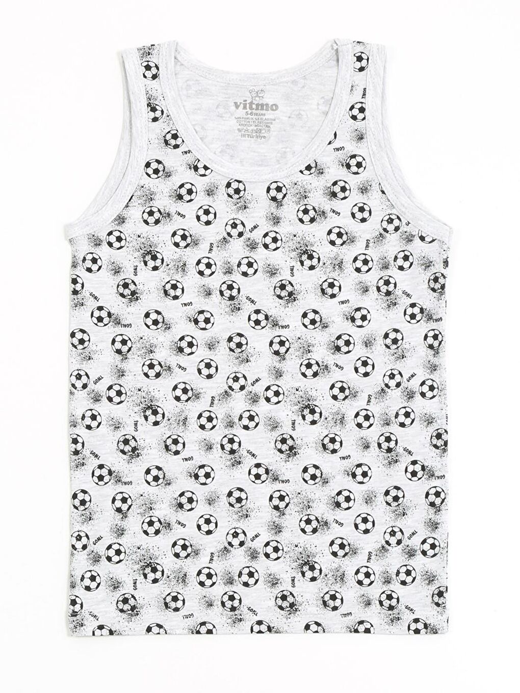 Erkek Çocuk Pamuklu 3'Lü Atlet 3'Lü Boxer Karışık Renk Team 6 Parça Set-3