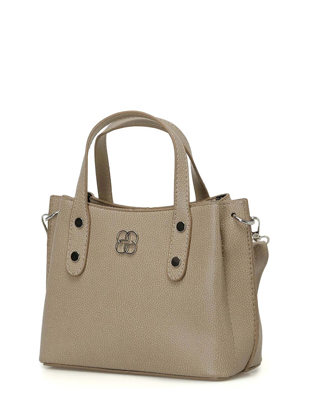 Bej NTRL PRM CKGZ EL 4PR Vizon Kadın El Çantası-1