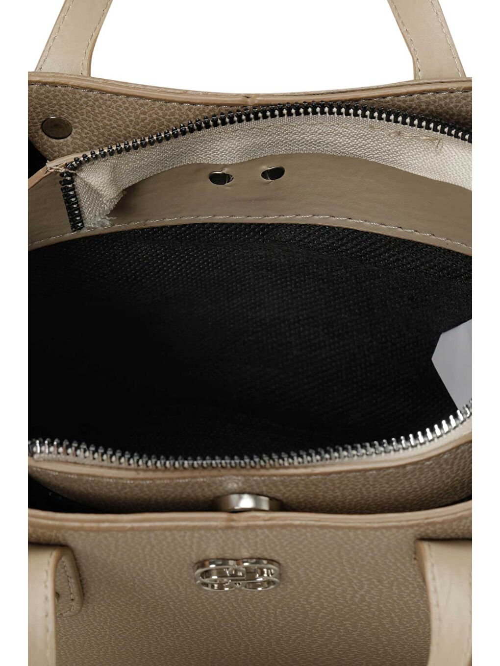 Bej NTRL PRM CKGZ EL 4PR Vizon Kadın El Çantası-3