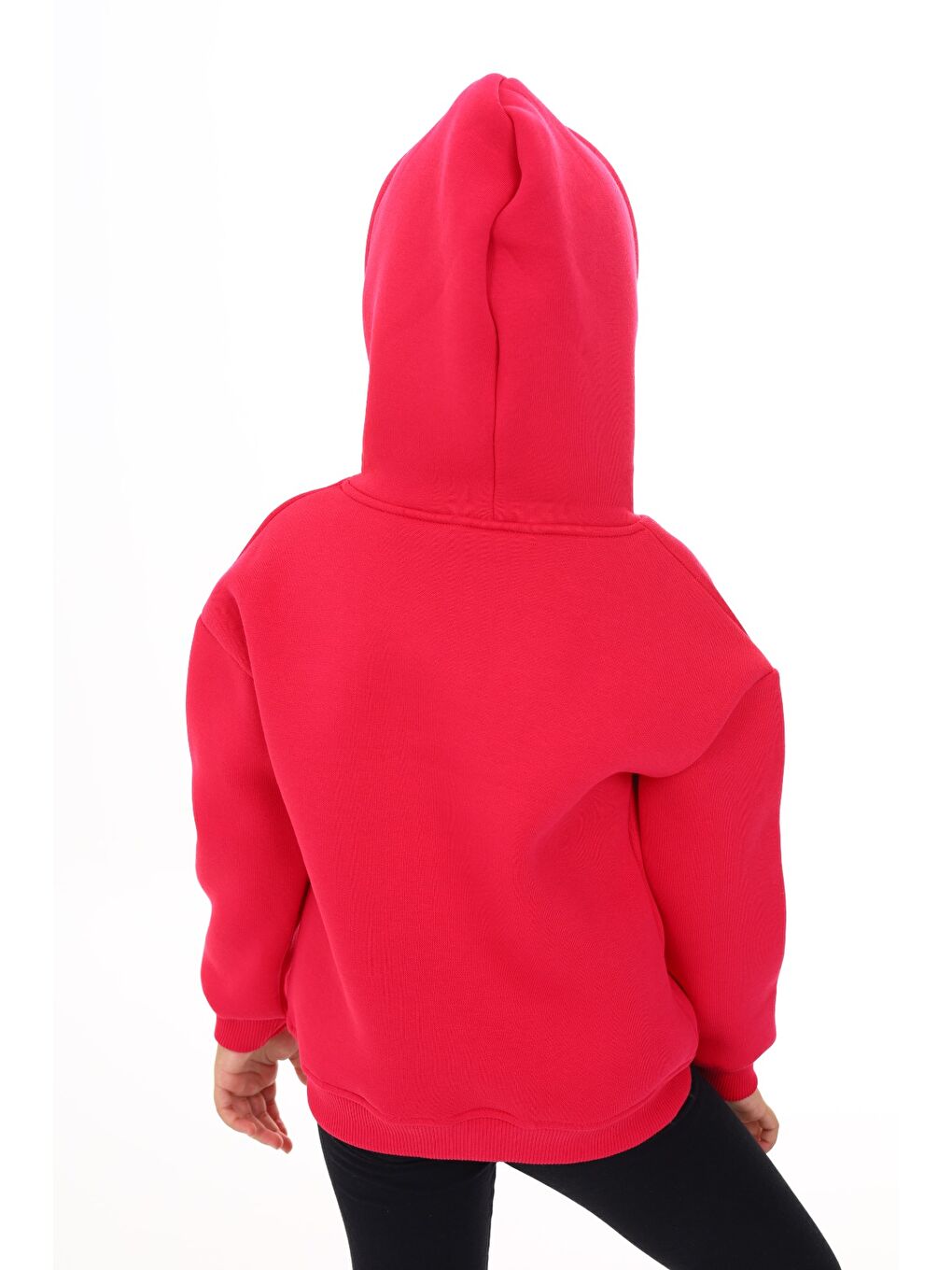 Fuşya Kız Çocuk Nakışlı Sweatshirt-5