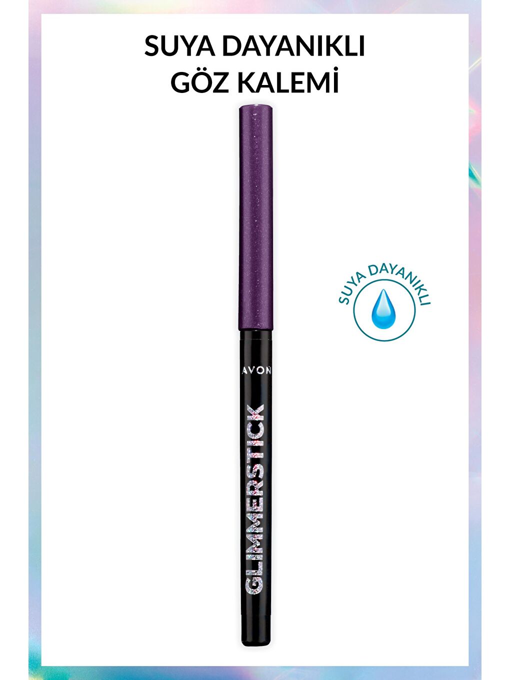 AVON Glimmersticks Pırıltılı Asansörlü Suya Dayanıklı Göz Kalemi Amethyst