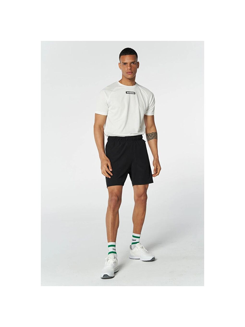 T-Te Base Woven Erkek Siyah Şort-1