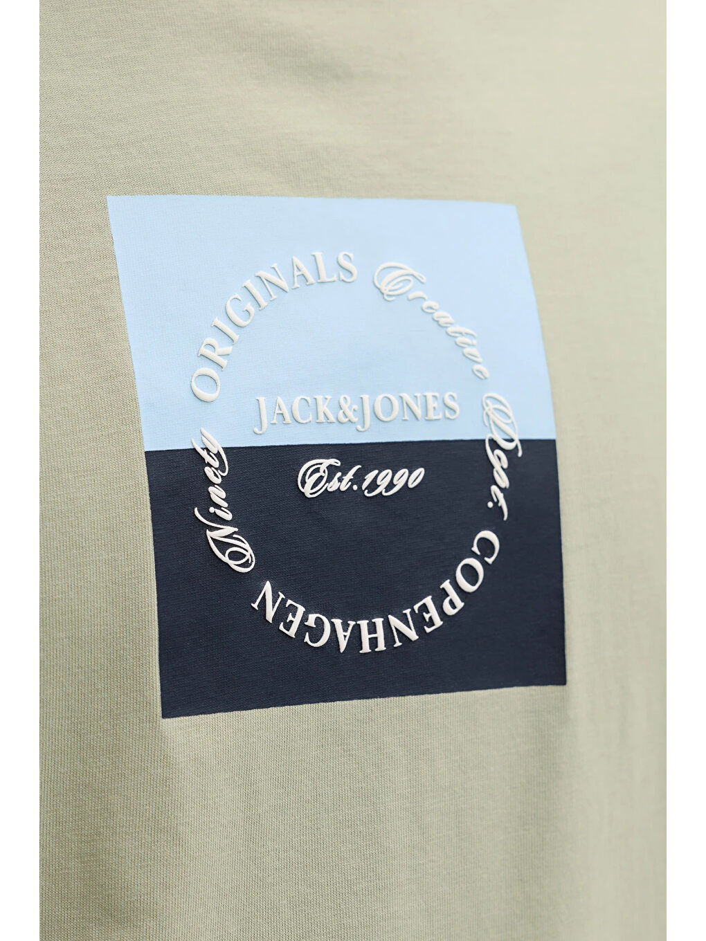 Yeşil Originals Logolu Pamuklu Regular Fit Bisiklet Yaka T Shirt 12290856-2