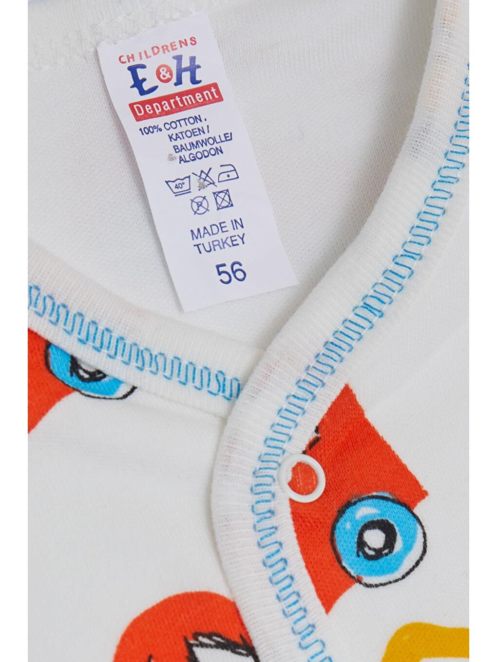 Erkek Bebek Hastane Çıkışı 8 li Renkli Araba Desenli Beyaz (3 Ay)-6