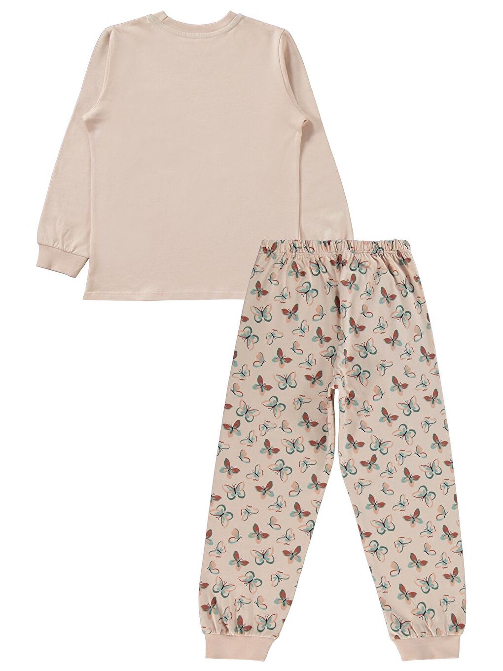 Girls Kız Çocuk Pijama Takımı 6-9 Yaş Pembe Kil-1