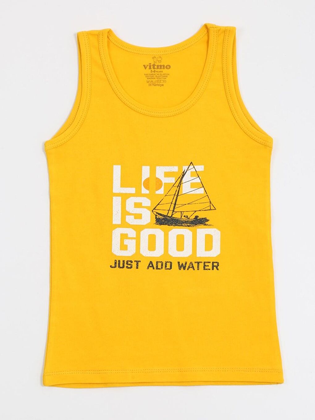 Erkek Çocuk Pamuklu 3'Lü Atlet 3'Lü Slip Karışık Renk Sailor 6 Parça Set-3