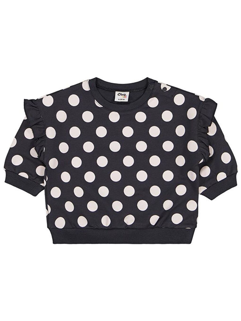 Antrasit Baby Puan Empirme 6-18 Ay Takım-2