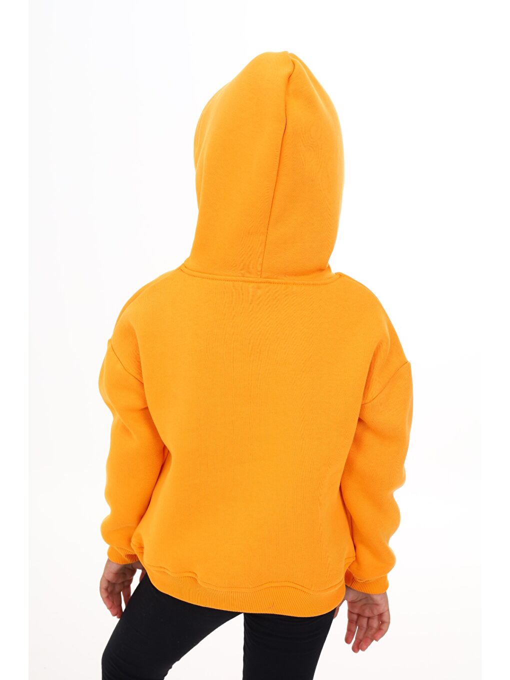 Sarı Kız Çocuk Nakışlı Sweatshirt-5