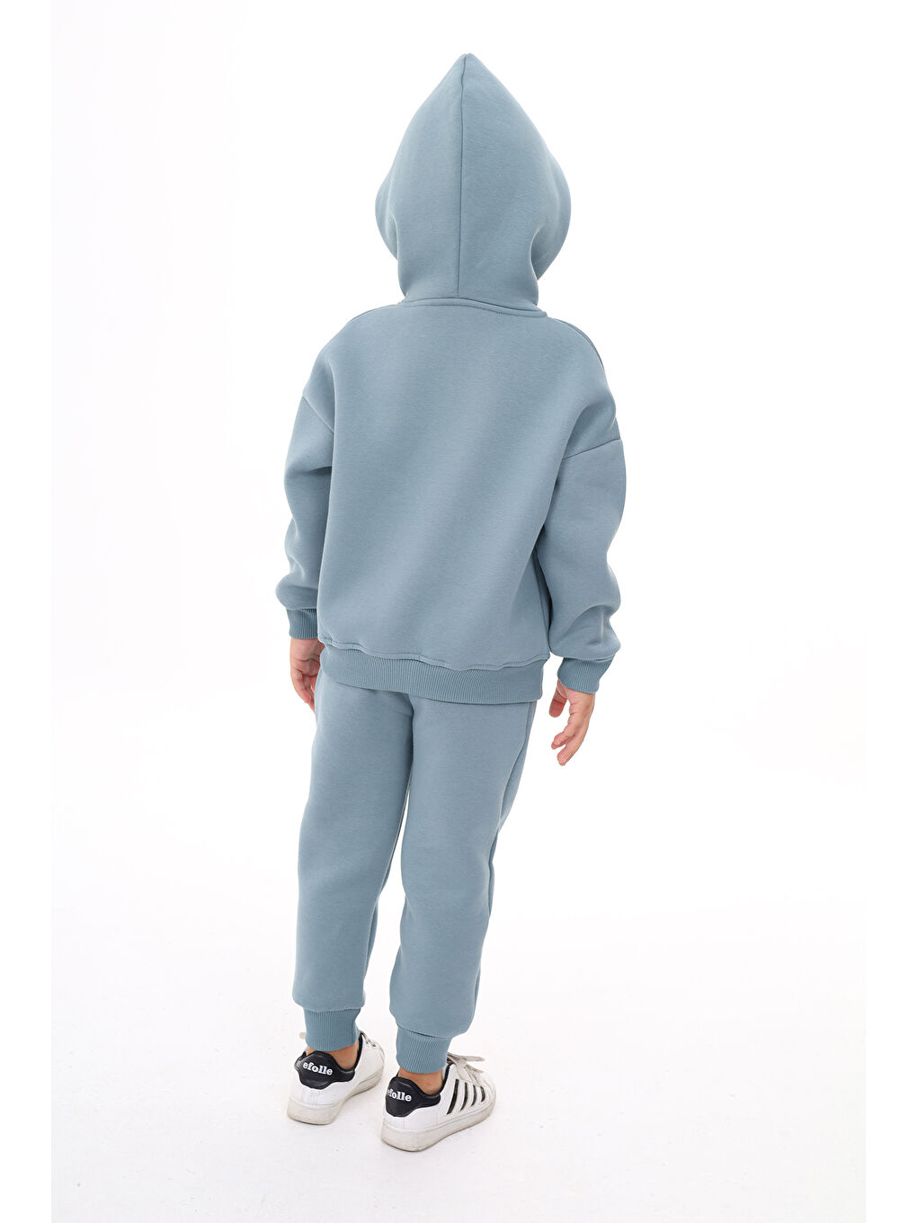 Petrol Erkek Çocuk Nakışlı Eşofman Takım-3