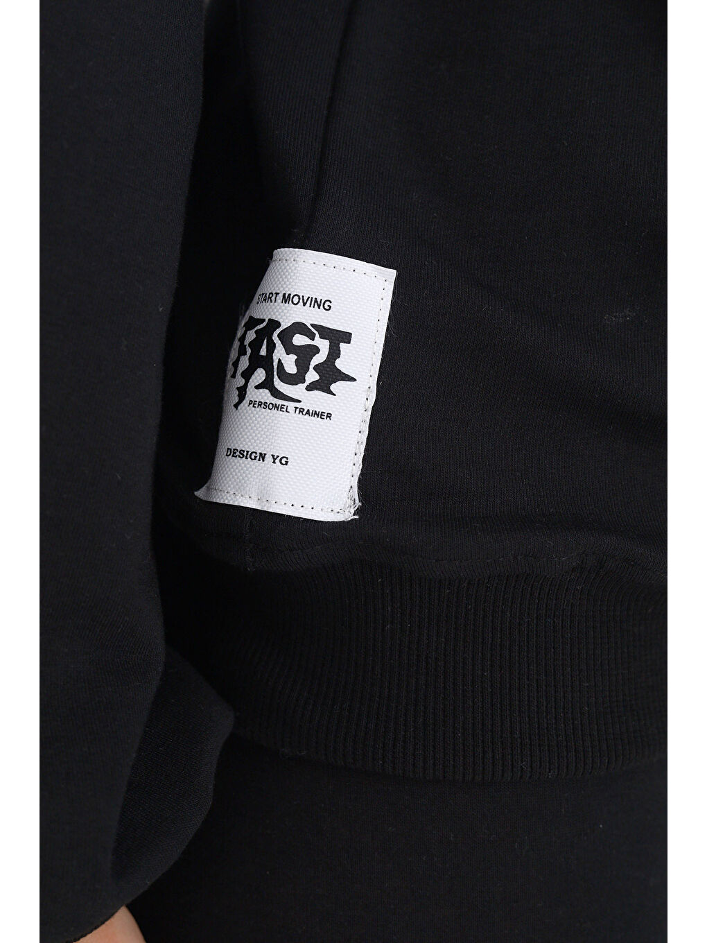 Siyah Kız Çocuk Okul Sweatshirt-4