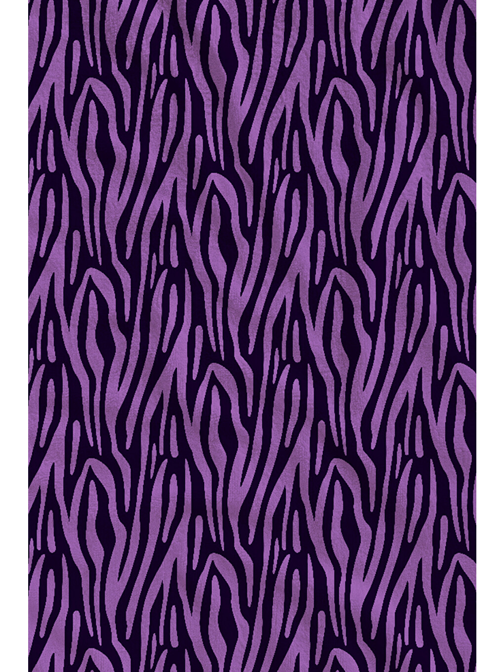 Mor Siyah Zebra Desenli 70x150 Cm Dijital Baskılı Plaj Ve Banyo Havlusu-1