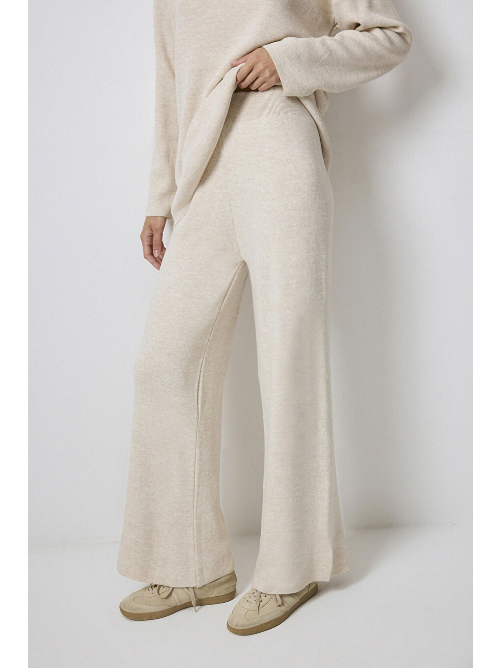 Bej Polo Yaka Triko Takım-5