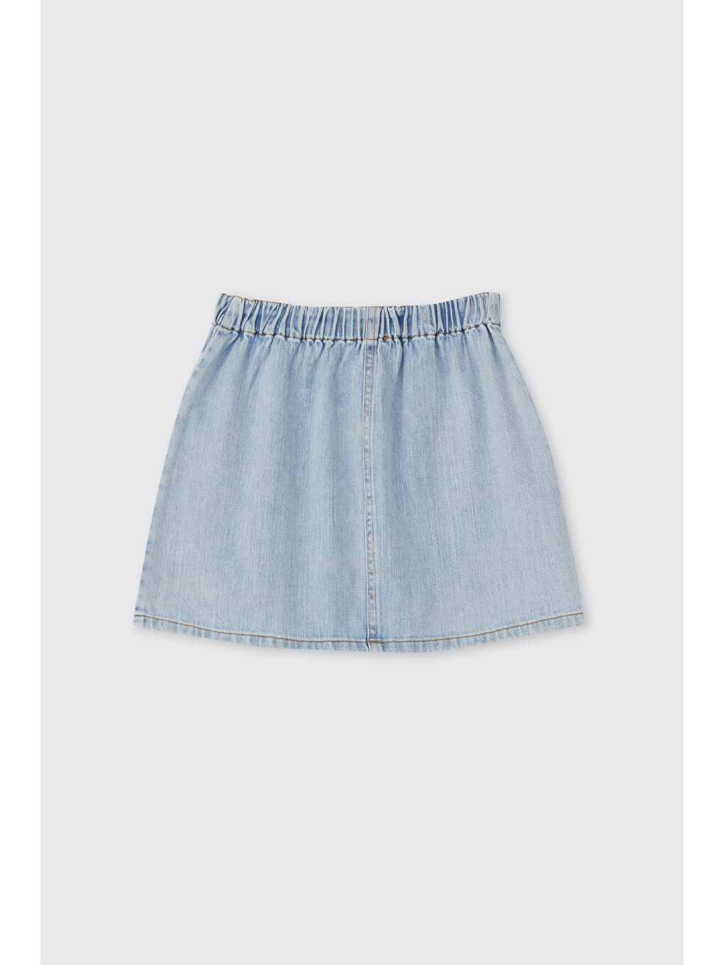 Kız Çocuk Jean Mavi Etek-1