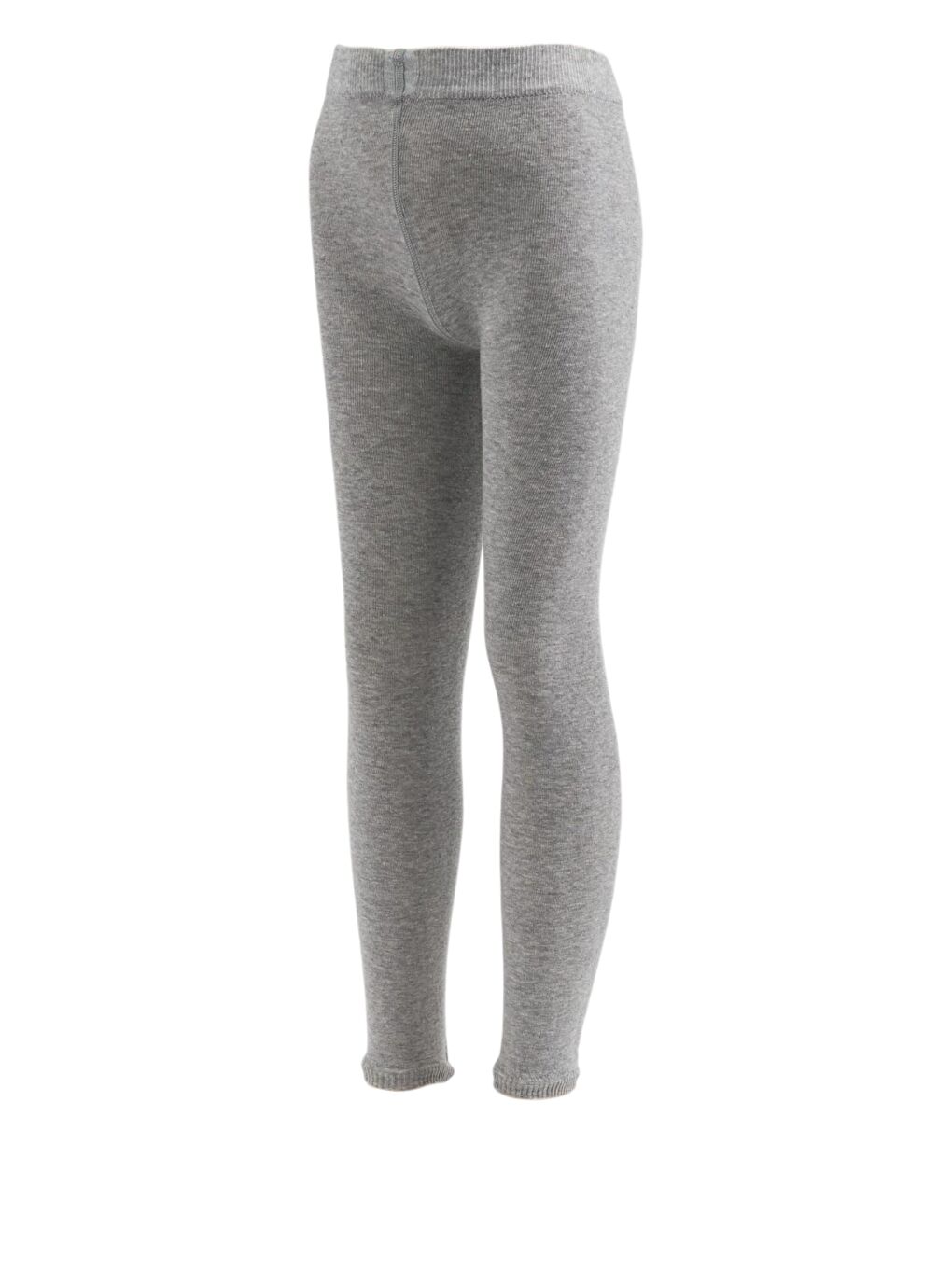 Pamuklu Çocuk Tayt Koyu Gri Melanj