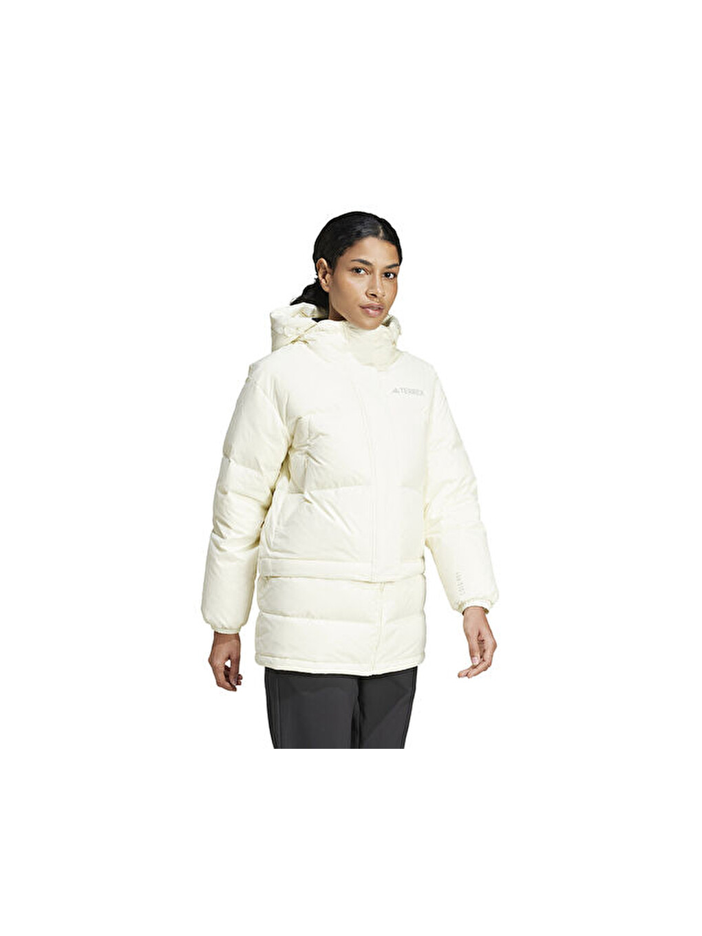 Ekru Terrex Xpl W Goose Jkt Kadın Outdoor Montu Ix7929 Krem-2