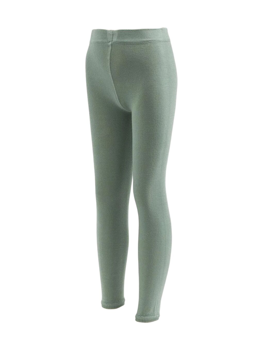 Çocuk Pamuklu Tayt Koyu Yeşil