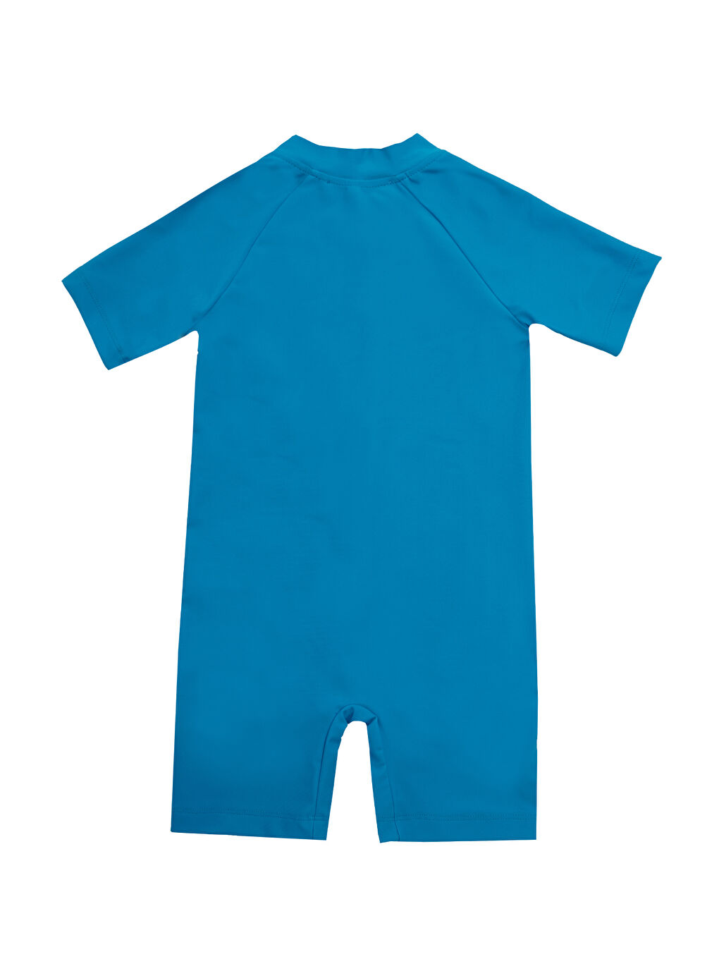 UV Korumalı Tulum Kısa Kollu Şortlu Çocuk Yüzücü Mayo Clous 5155 Mavi-1