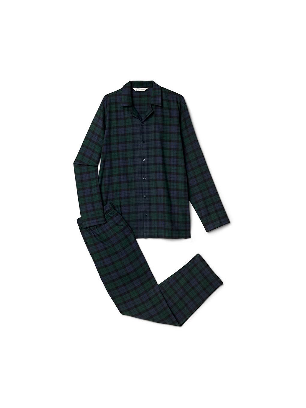 Mavi Erkek Flanel Pijama Takımı-2