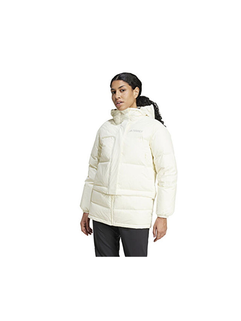 Bej Terrex Xpl W Goose Jkt Kadın Outdoor Montu Ix7929 Krem