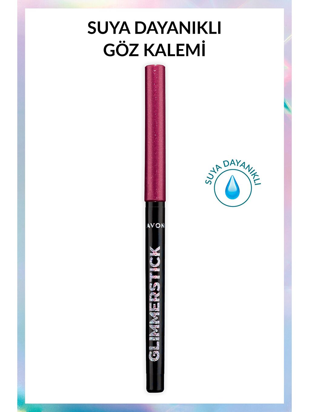 AVON Renksiz Glimmersticks Pırıltılı Asansörlü Suya Dayanıklı Göz Kalemi Fuchsia