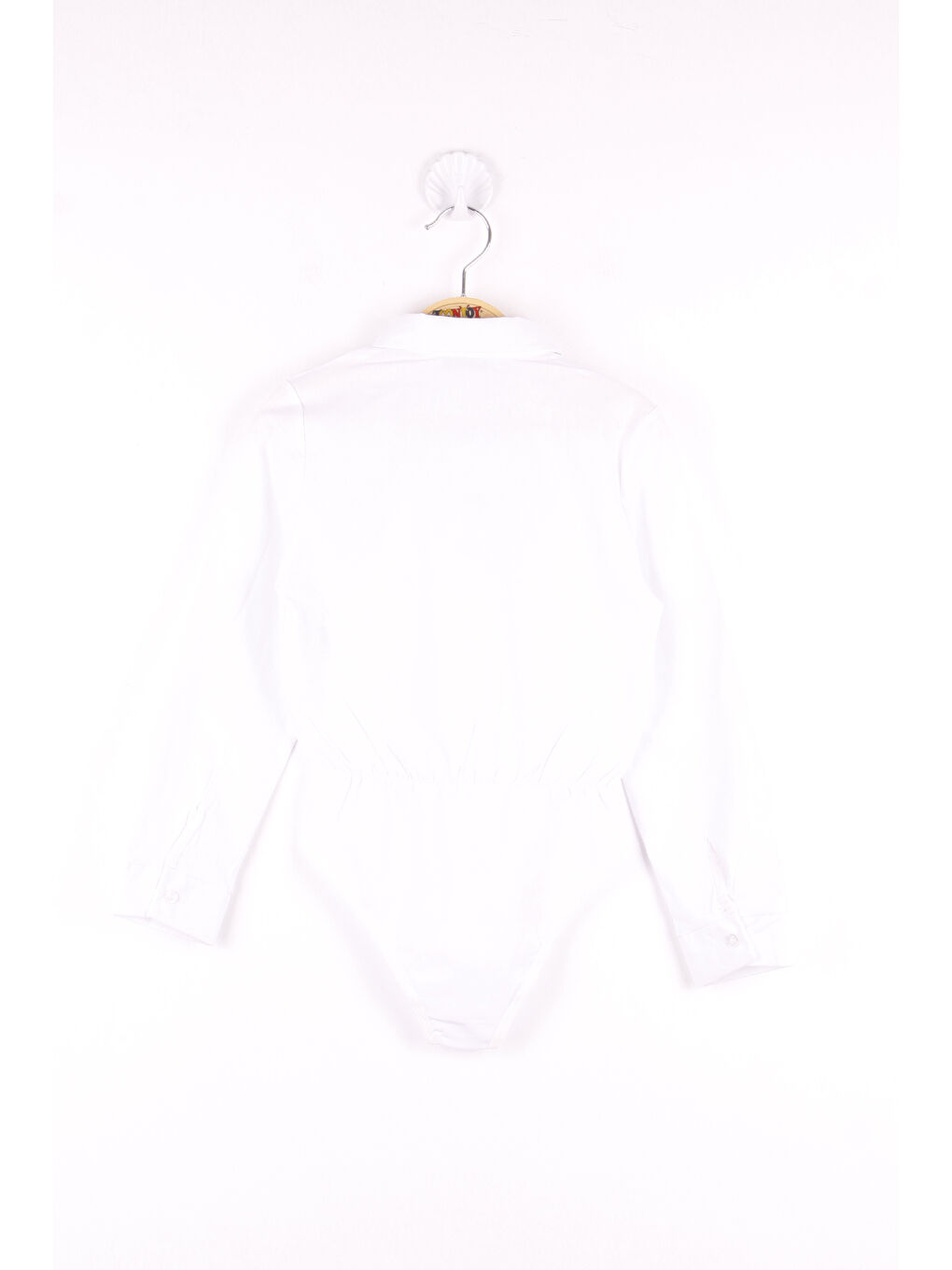 Beyaz Kız Çocuk Zıbınlı Gömlek-1