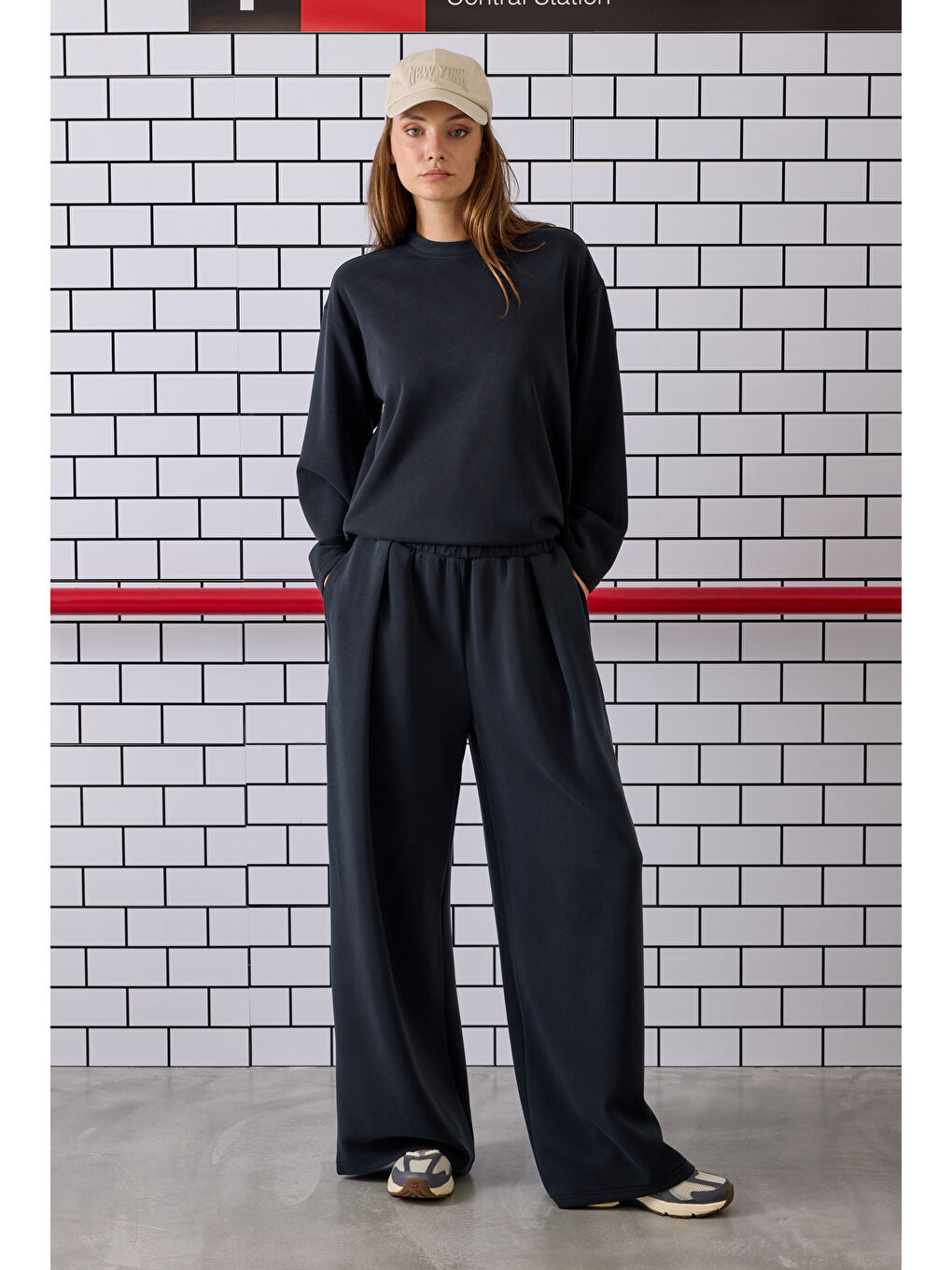 Örme Modal Pantolon Siyah