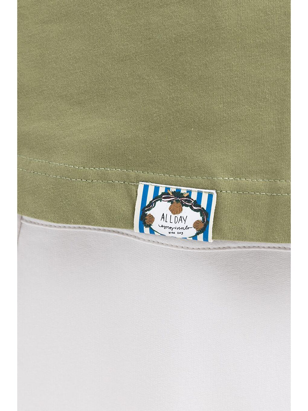 Haki-Yakası Ribanalı Sweat-4