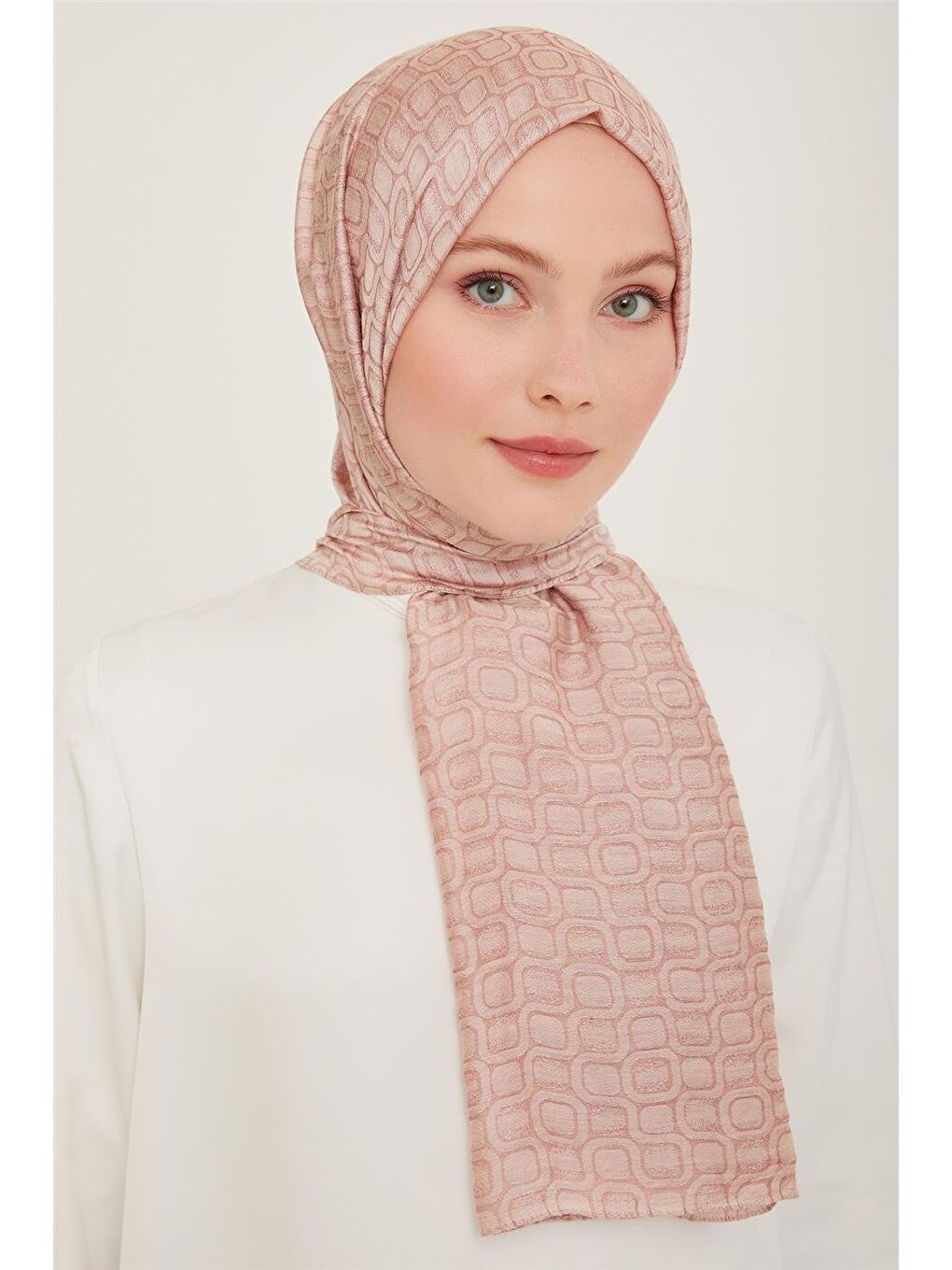 Pembe Trend Dama Şal 2 1126