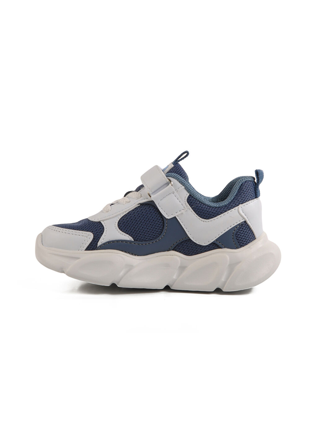Pepino Lacivert İndigo Cırtlı Işıklı Hafif Unisex Çocuk Spor Ayakkabı 1901 P - 1