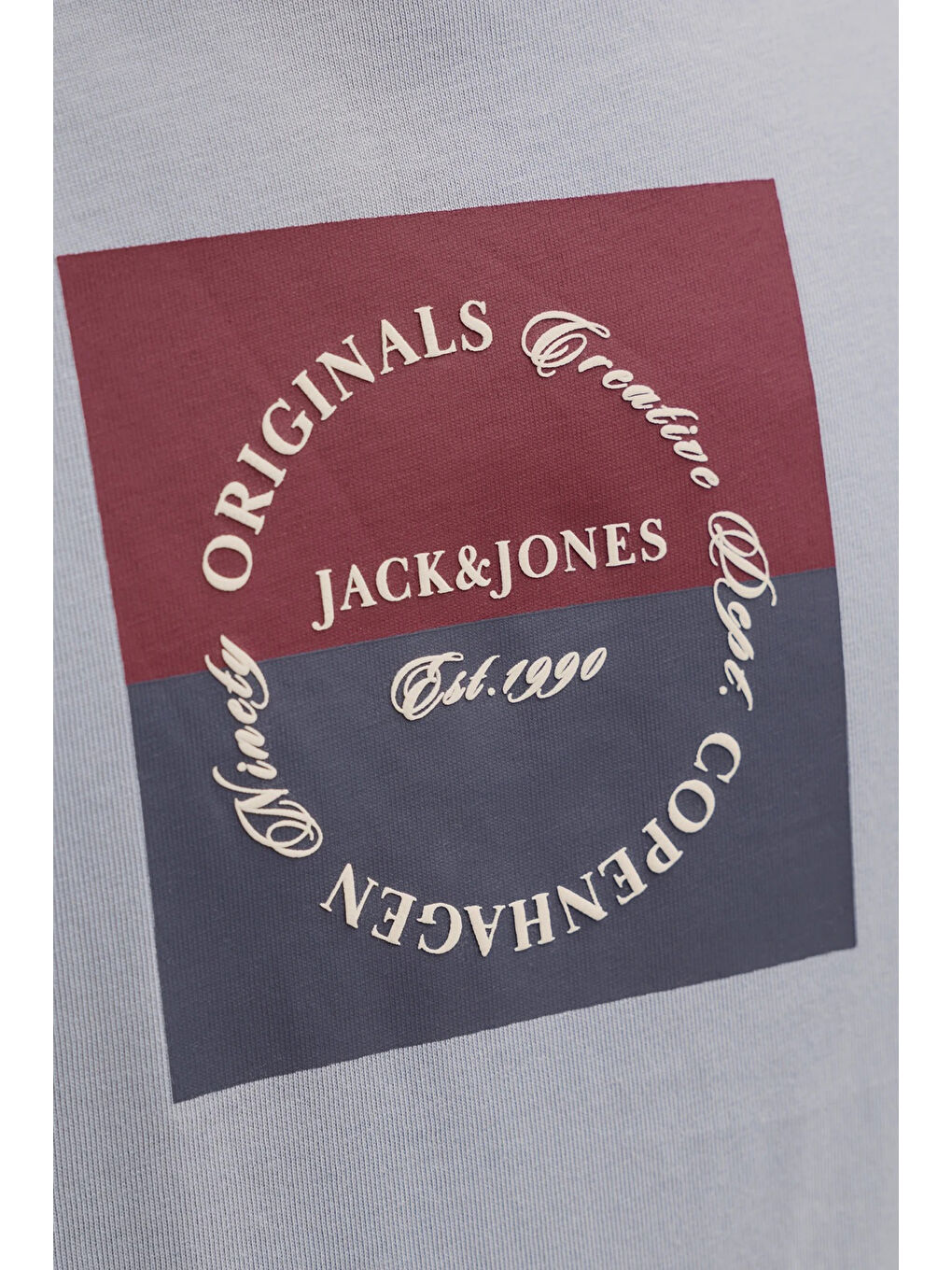 Gri Originals Logolu Pamuklu Regular Fit Bisiklet Yaka T Shirt 12290856-2