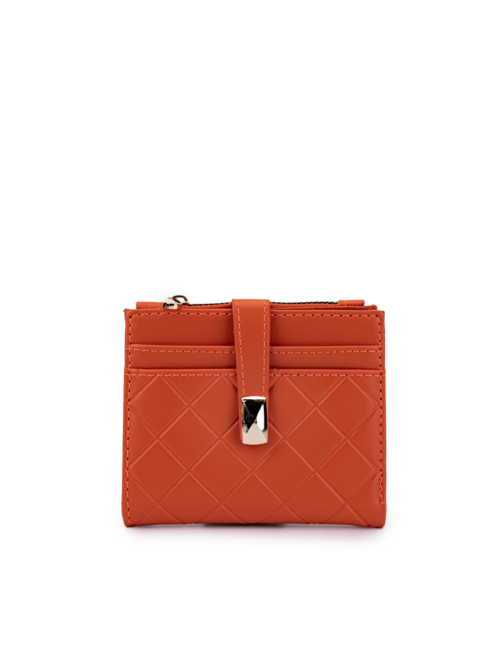 Suni Deri Kadın Cüzdan Turuncu MN102