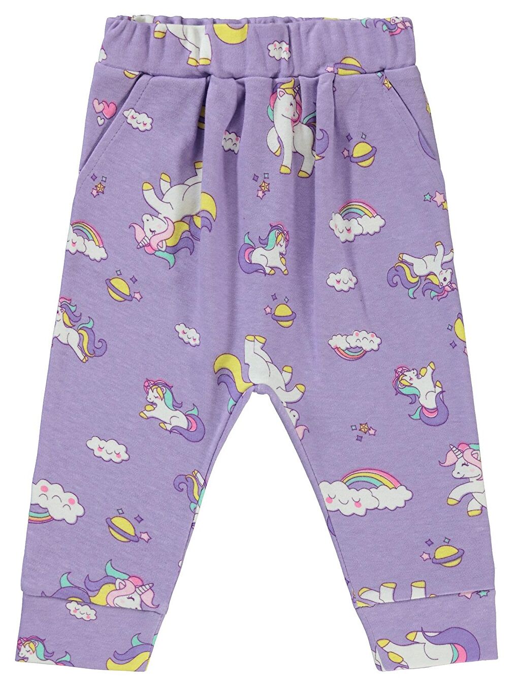 Baby Kız Bebek Patiksiz Tek Alt 6-18 Ay Lila