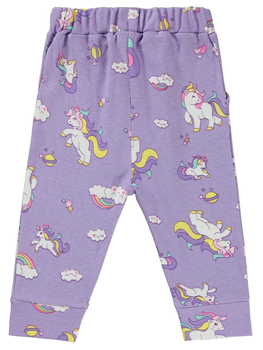 Baby Kız Bebek Patiksiz Tek Alt 6-18 Ay Lila-1