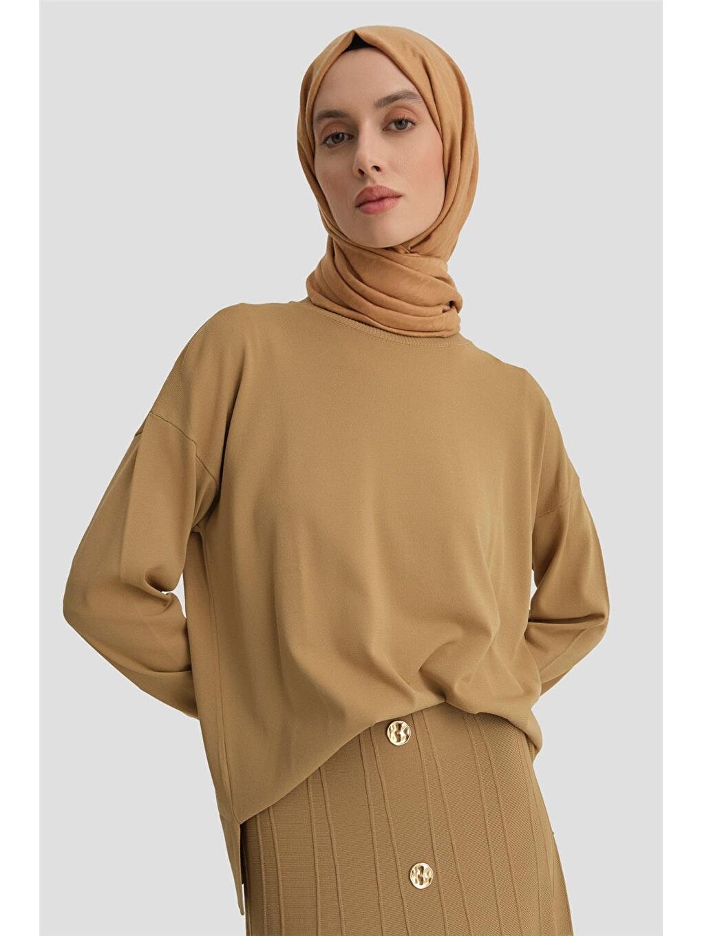 Bej Triko Takım 24Kd2001 Taba