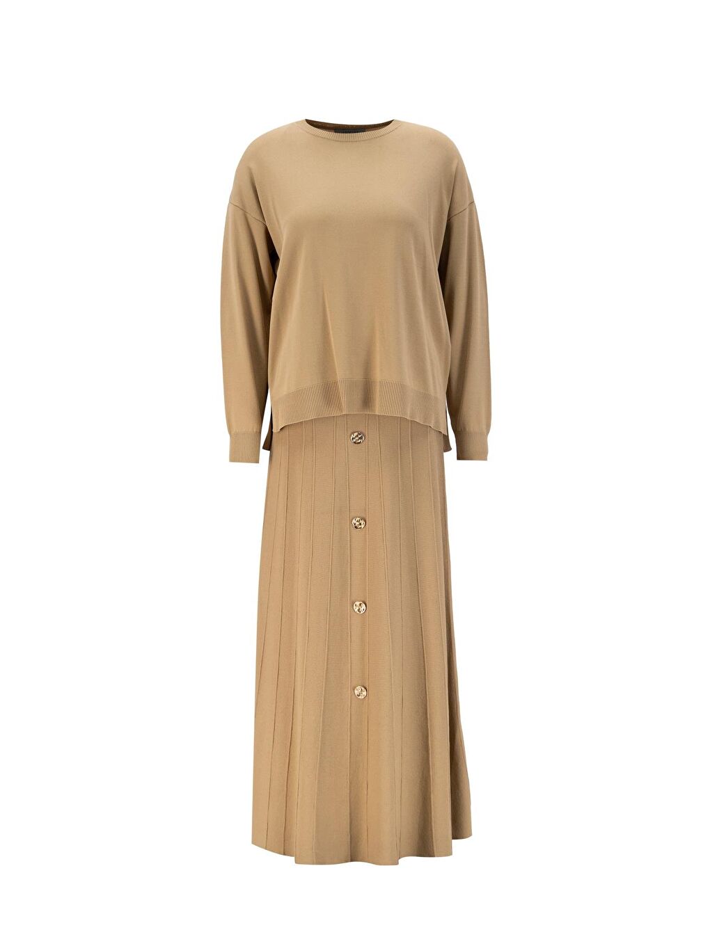 Bej Triko Takım 24Kd2001 Taba-4