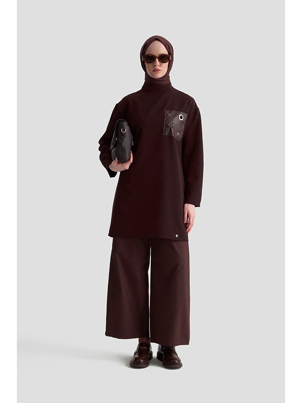 Trend Tunik 25Kt438 Kahverengi-2