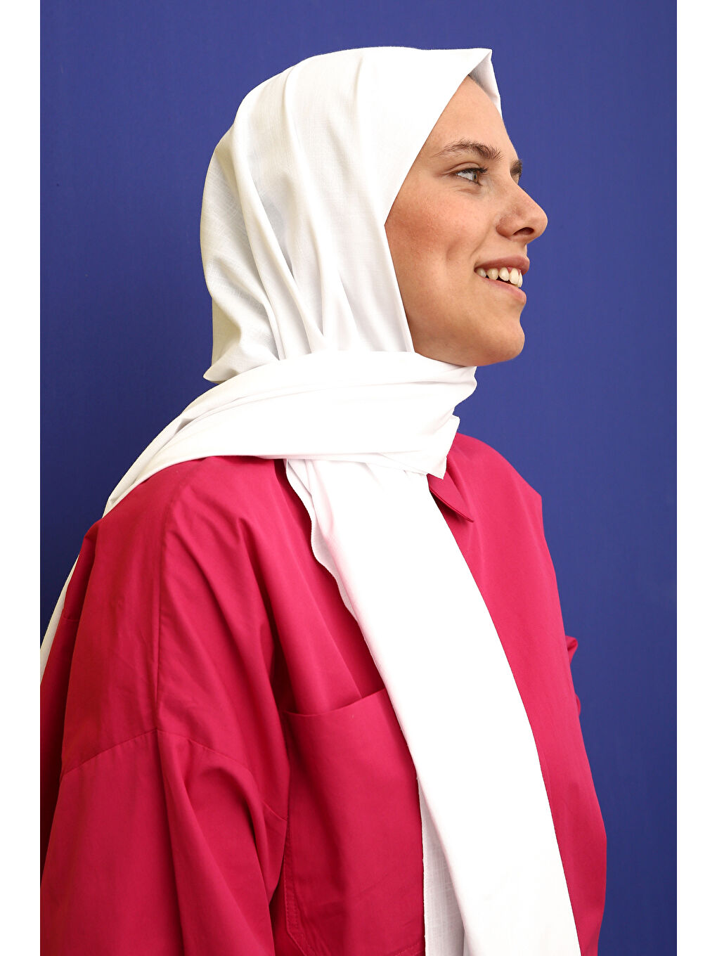 Beyaz Ağaç Kabuğu Şal-1