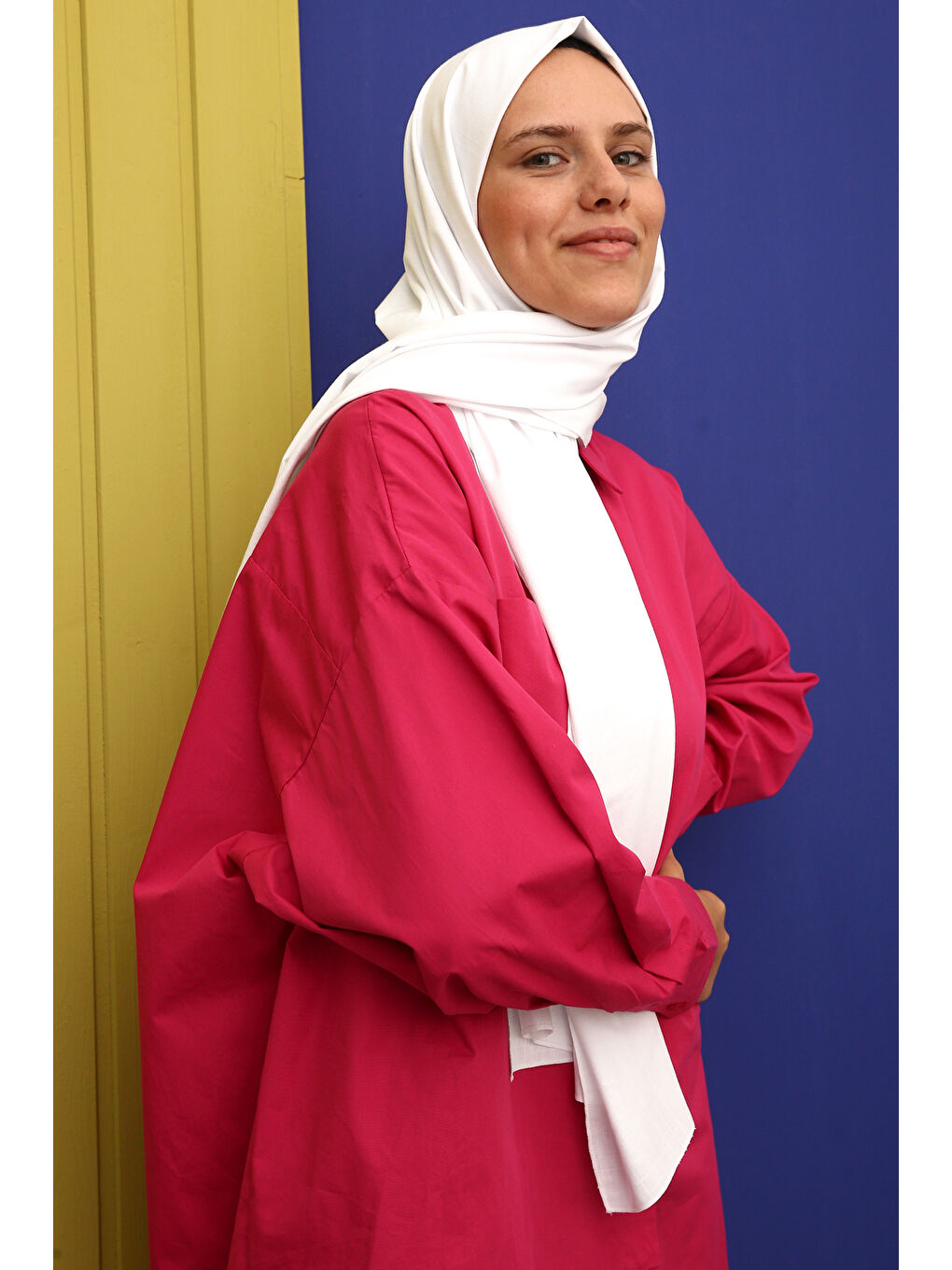 Beyaz Ağaç Kabuğu Şal-3