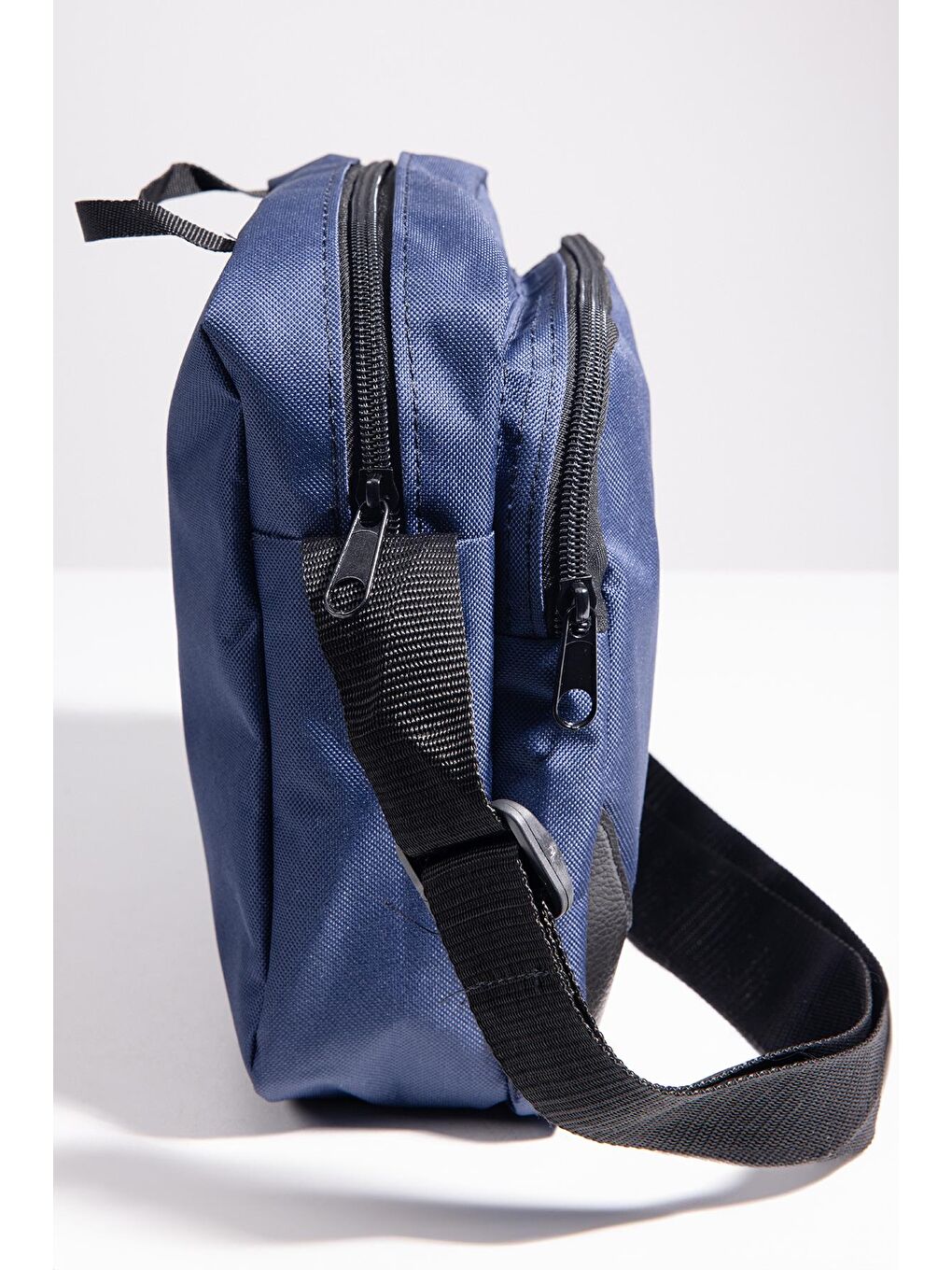 Unisex Ayarlanabilir Çapraz Askılı Lacivert Omuz Çantası-1