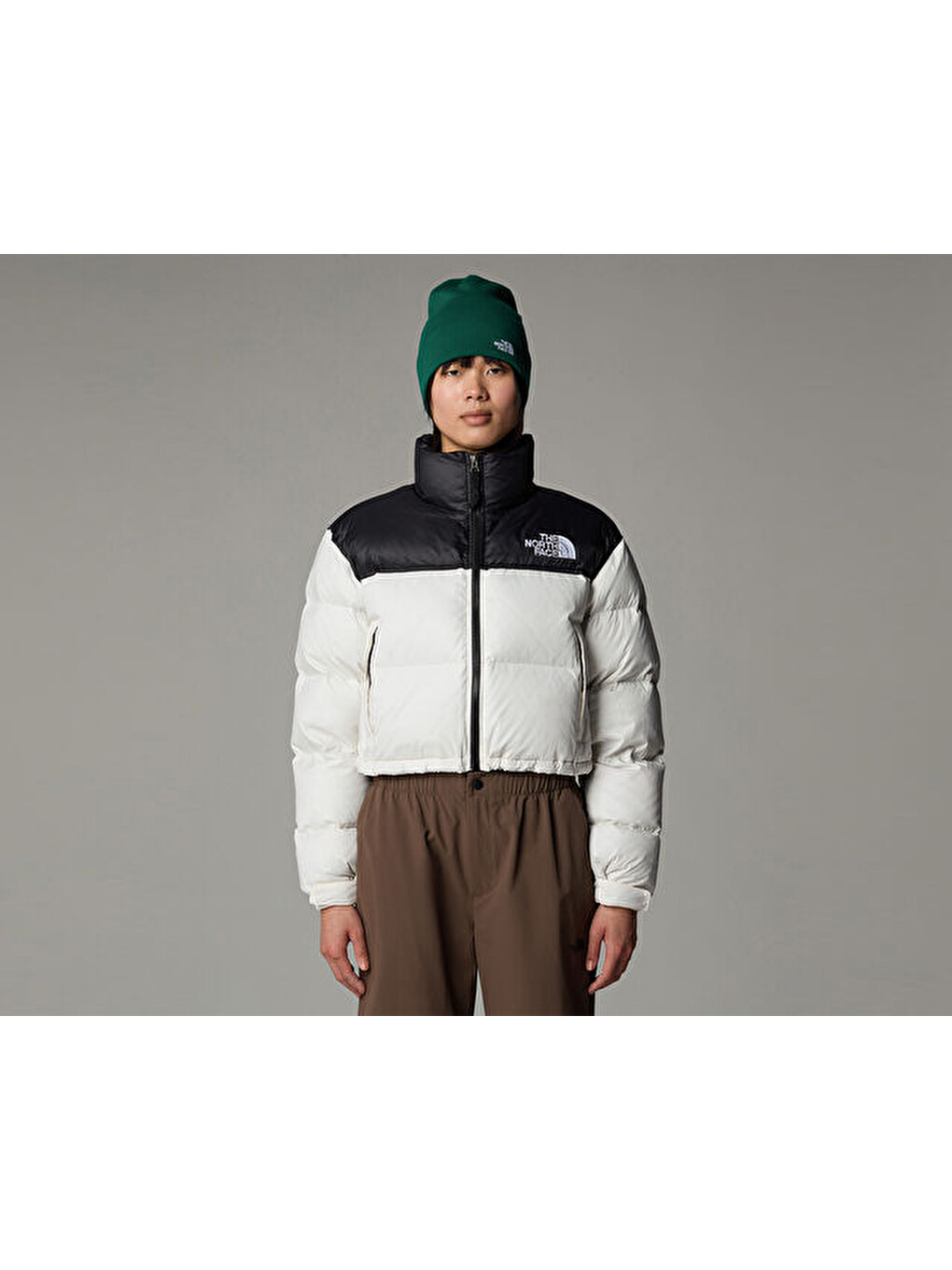 W Nuptse Short Kadın Outdoor Montu (700 Dolgu Kaz Tüyü) Nf0a5ggerou1 Bej-3