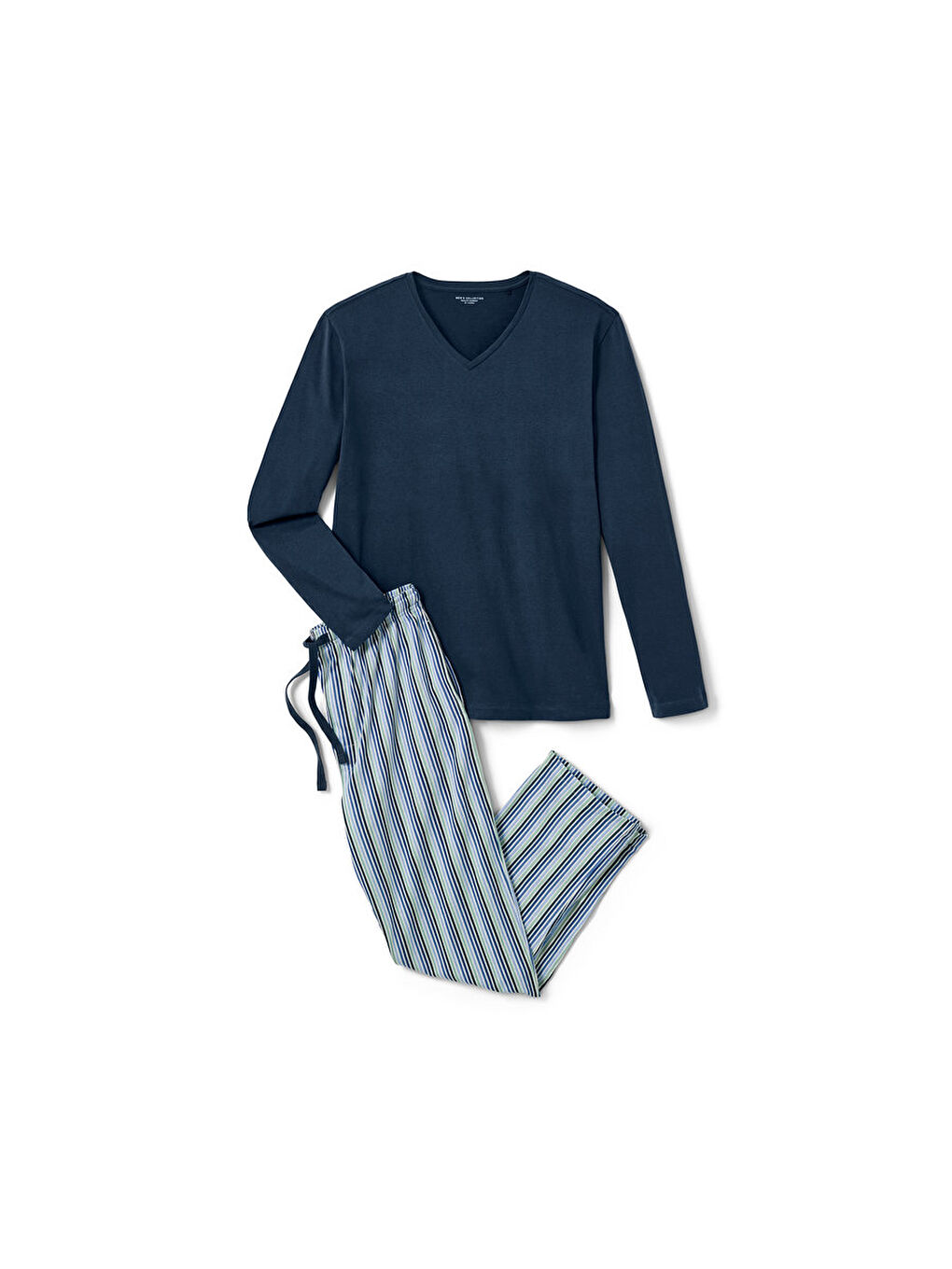 Lacivert Erkek Pijama Takımı, Single Jersey-1