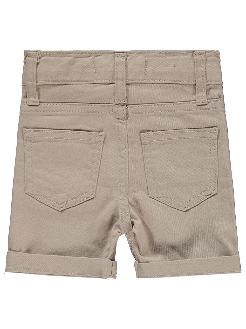 Gabardin 6-24 Ay Şort - Bej-1