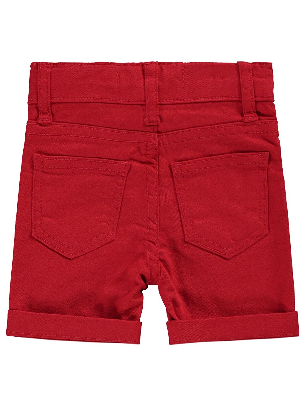 Gabardin 6-24 Ay Şort - Kırmızı-1