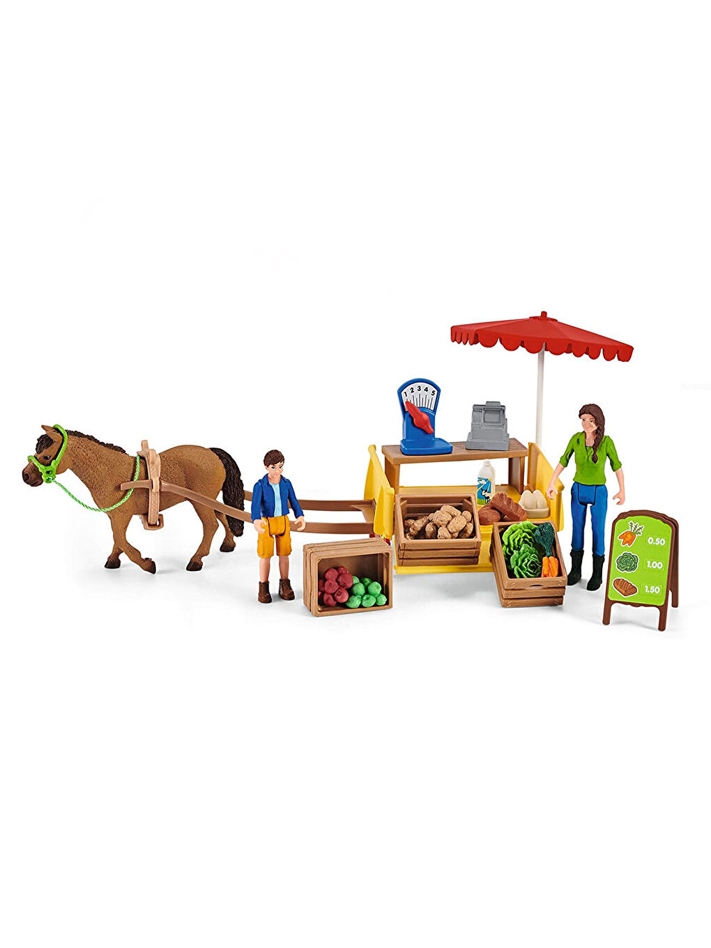 Schleich Renksiz Gezici Pazar Standı 42528 - 3