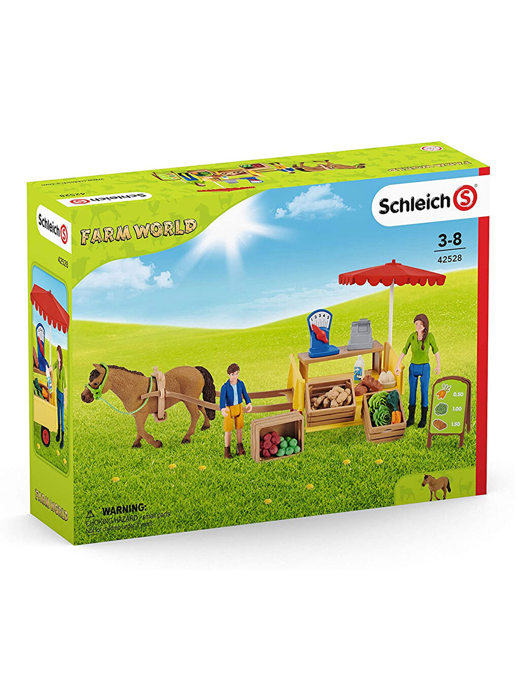 Schleich Renksiz Gezici Pazar Standı 42528 - 9