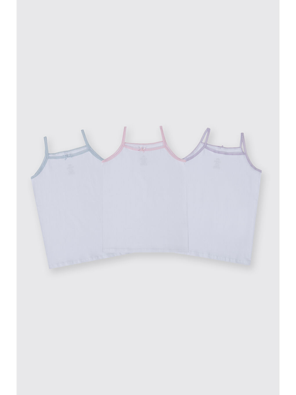 Karışık Kız Çocuk 3'lü Atlet Seti