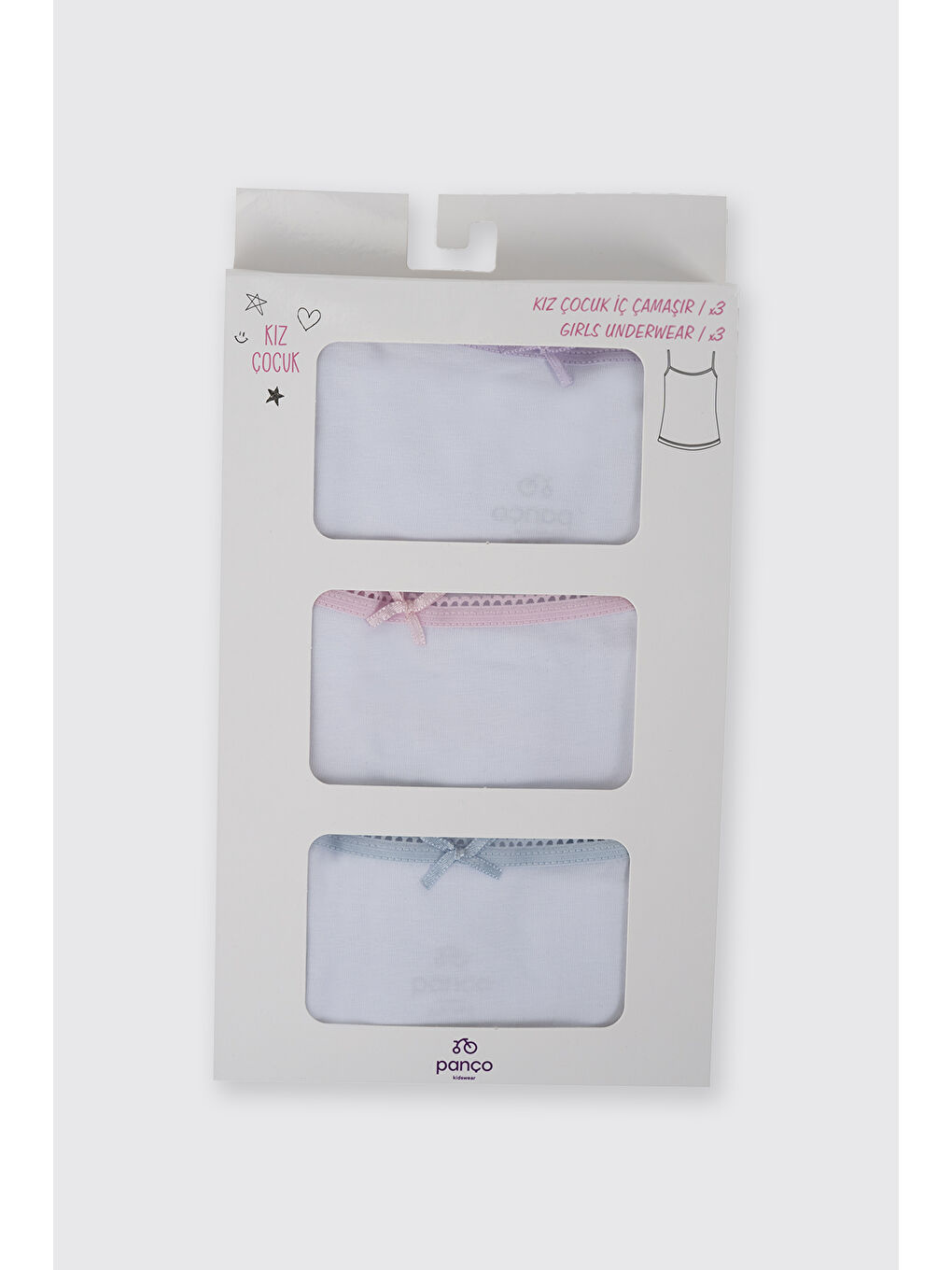 Karışık Kız Çocuk 3'lü Atlet Seti-2