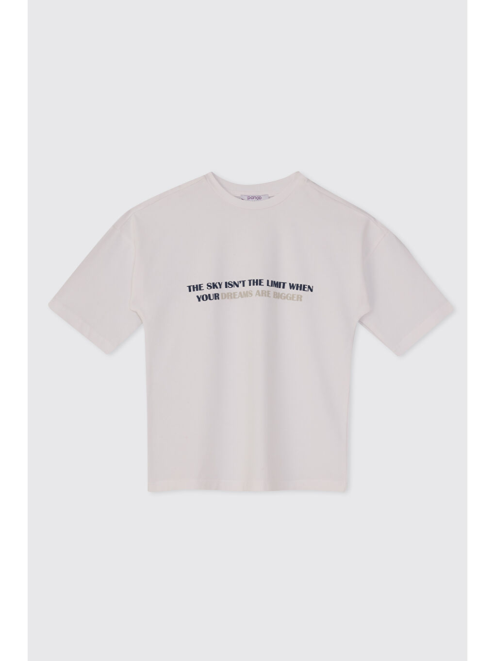 Erkek Çocuk Baskılı Beyaz Tişört